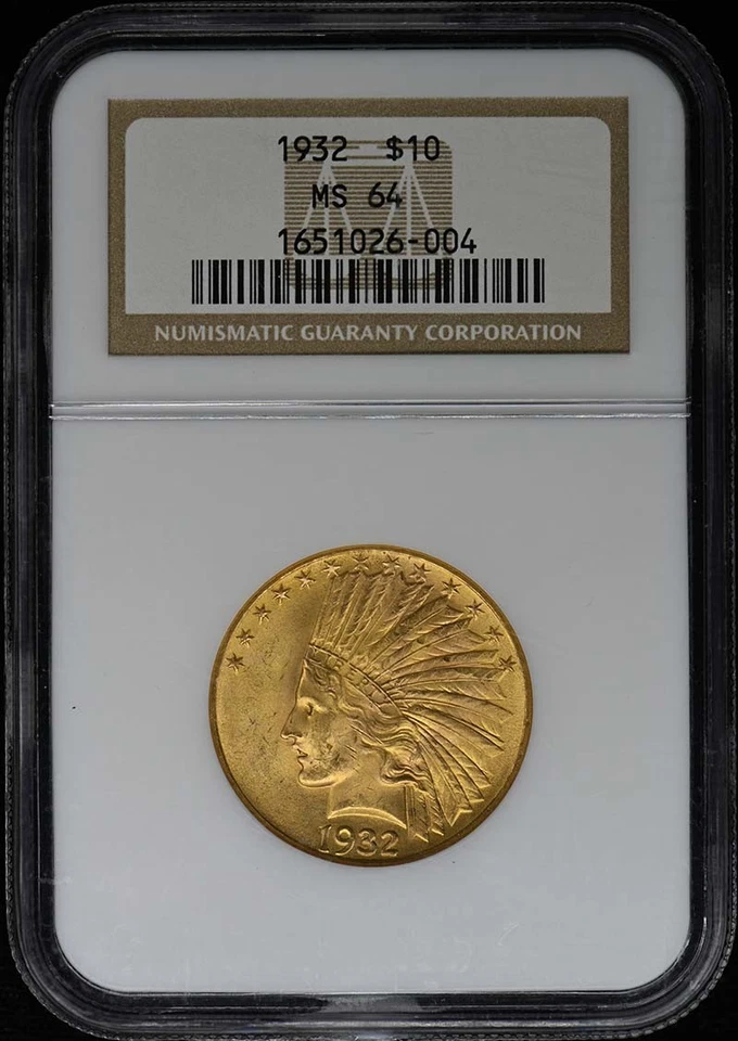 Indian 1932 $10 NGC MS64
