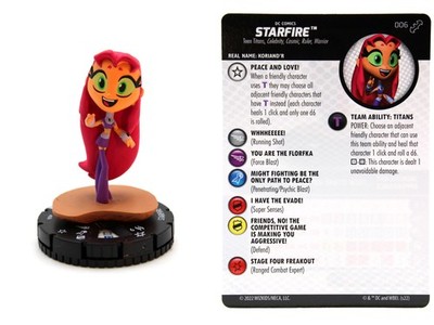 HeroClix - #006 Starfire - Batman Team-Up