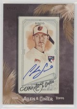 2018 Topps Allen & Ginter Mini Framed Black Frame 4/25 Chance Sisco Auto 7af