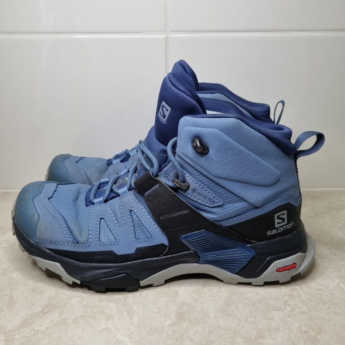 Salomon X Ultra 04W Trail Blue Womens Size US Hiking Boots