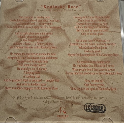 2 UNRELEASED RADIO Version 1993 Singles w/Michael W Smith INTRO “Kentucky Rose”! - Picture 5 of 5