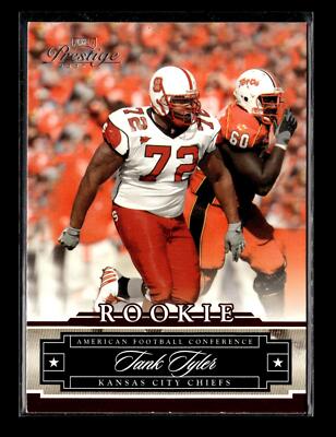 Tank Tyler 2007 Playoff Prestige #188 Tank Tyler RC Kansas City Chiefs | eBay