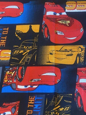 Springs Creative Disney CARS Movie Fabric To The Limit 26 x 44 