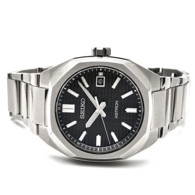SEIKO ASTRON NEXTER SBXY063 DYNA Titanium Radio Solar Watch Black