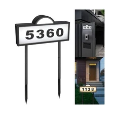 GEYUEYA Solar House Number for Outside, Address Numbers for House,I... Fast Ship