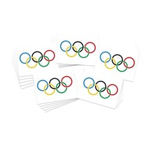 Olympic Rings Temporary Tattoos 25pk