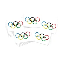 Olympic Rings Temporary Tattoos 25pk