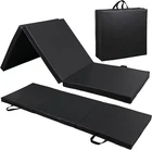 2" Extra Thick Tri-fold Folding Gym Exercise Mat Workout Yoga w/Carrying Handle