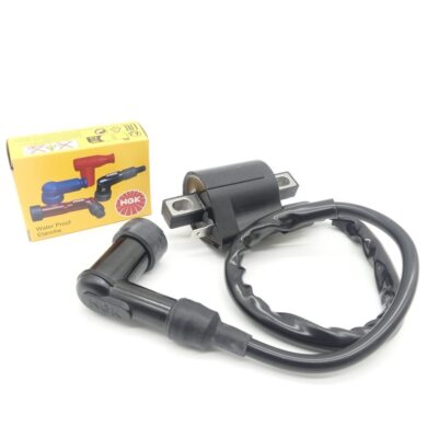 Zündspule + NGK Zündkerzenstecker für für Yamaha Neos Aerox JOG BW Axis