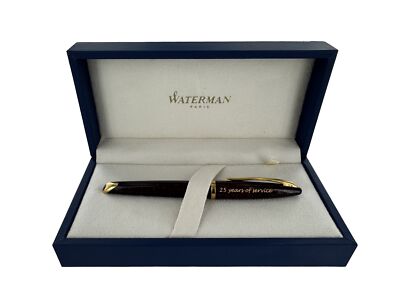 Waterman Carène Marine Amber Shimmer Rollerball Pen (25 Years of Service)
