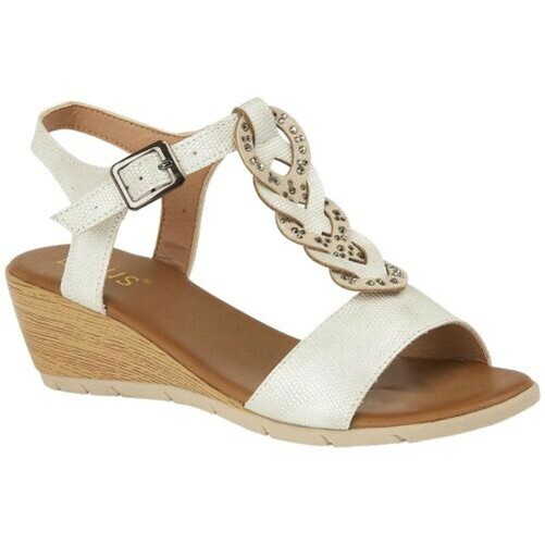 white low heel wedge sandals
