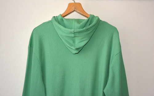 EX F & F GREEN RIBBED HOODIE+JOGGING BOTTOM TRACKSUIT SET SIZE 8-10-12-14-16 - Picture 7 of 13