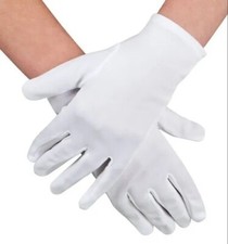 Special Occasion Smooth Stretch Nylon White Glove parade Child Age 4-7 NIP