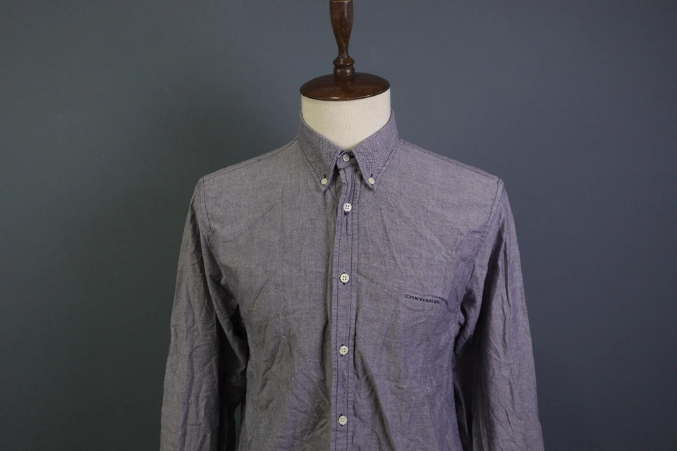 Chevignon Gray Long Sleeve Button Down Shirt Size XXL - Image 2 of 4