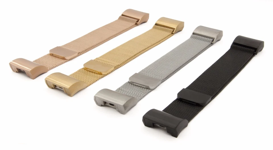 Milanaise Armband Ersatz für Fitbit Charge 2 Fitness Tracker Edelstahl Milanese - Bild 2 von 2