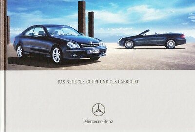 MERCEDES CLK Coupe Cabriolet C209 55 AMG 500 350 280 Prospekt Brochure Buch 28