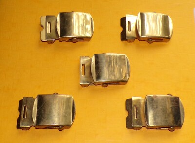 LOT OF 5 BELT BUCKLES, USED CONDITION SEE PHOTOS. FOR ALL RENSEI