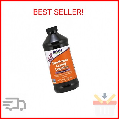 NOW Foods Supplements, Sunflower Lecithin with naturally occurring Phosphatidyl 