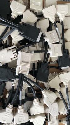 New, Open Box, DELL H-9361, & HP 338285-009,   Lot of 100,  DVI Splitter ADAPTER
