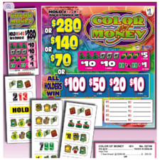 $1 Novelty Pull Tabs  - Color of Money/ All H...