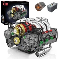 Mould King 10181 Horizontally Opposed Engine Boxer Motor Building Block Toy