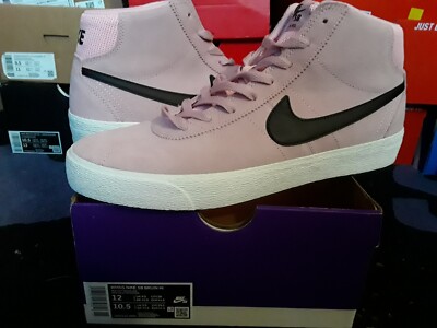 Women Nike Air Bruin High Hi SB Medium Soft Pink Black White dunk low DR1026 600