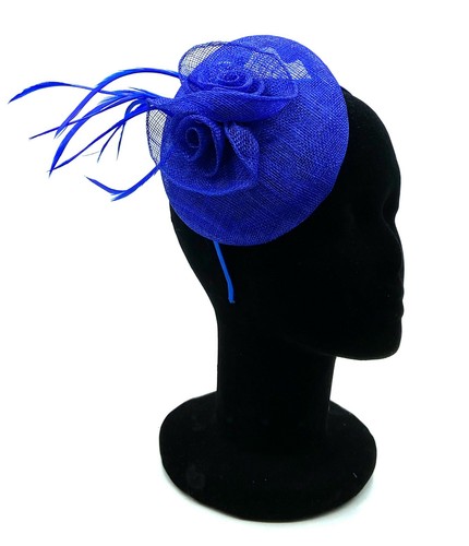 Large Royal Blue Headband Aliceband Hat 