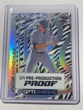 JACOB GONZALEZ whitesox 2023 Leaf Optichrome Prismatic ZEBRA XRC Proof 1/1 (B2)