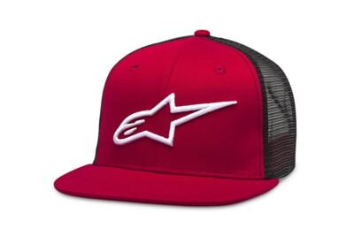 ALPINESTARS HUT TESA CASUAL CORP TRUCKER SCHWARZ ROT