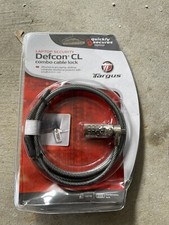Targus Defcon CL Notebook Security Combo Cable Lock PA410U