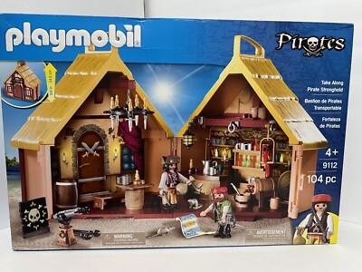 PLAYMOBIL Take Along Pirate Stronghold 9112 New in Box