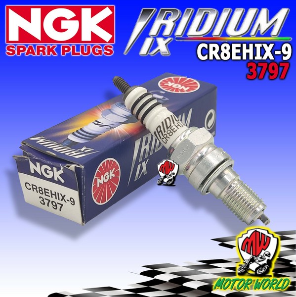 NGK Iridium IX Platinium Kerze CR8EHIX-9 FüR Honda XL 125 V Varadero 2007-image