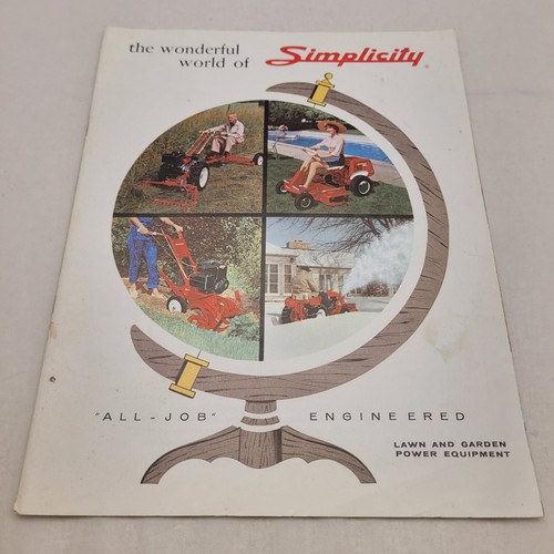 Simplicity Catalog Lawn Garden 60s Power Equipment 725 600 400 Roticul Tractor