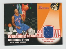 2005-06 Bowman DPP #WSR-CF Channing Frye RC w/ jersey relic memorabilia