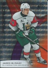 2019-20 UD Upper Deck CHL Sp Game Used JARED MCISAAC #49 Orange 133/199