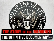 RAMONES 2003 End Of The Century Documentary Unused 2-Sided Promotional Sticker