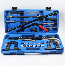 Installer Remover Tool Kit Cylinder Valve Spring Compressor Stem Seal Guides 