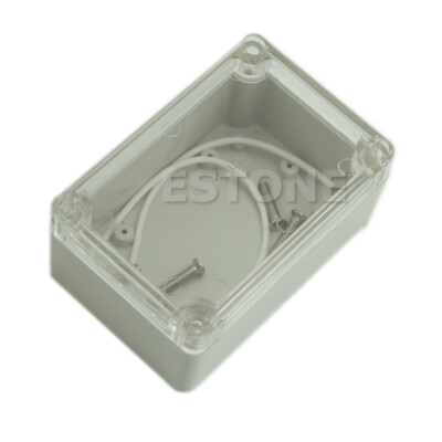Junction Box for Clear Cover DIY Electronic Project Instrument for Cas