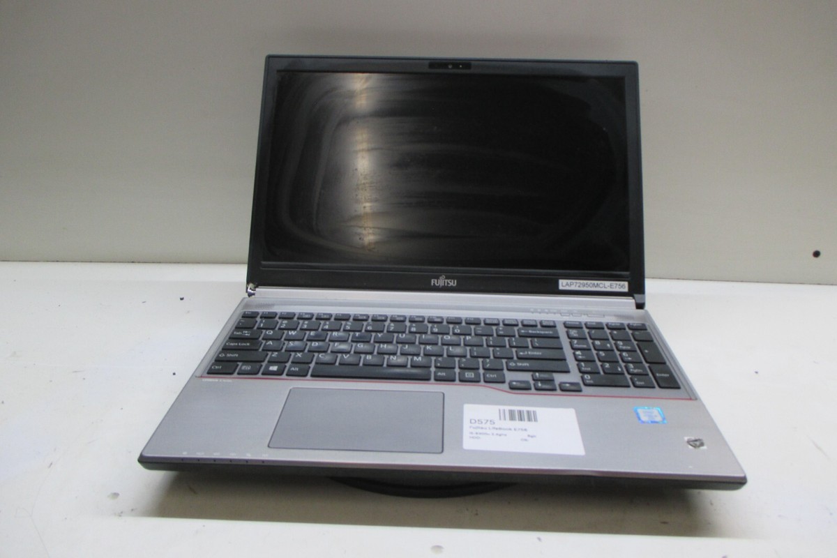 Fujitsu LifeBook E756 i5-6300u 2.4ghz 8gb NO HDD | eBay