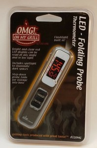 grilling probe thermometer omg spotlight folding taylor tool led
