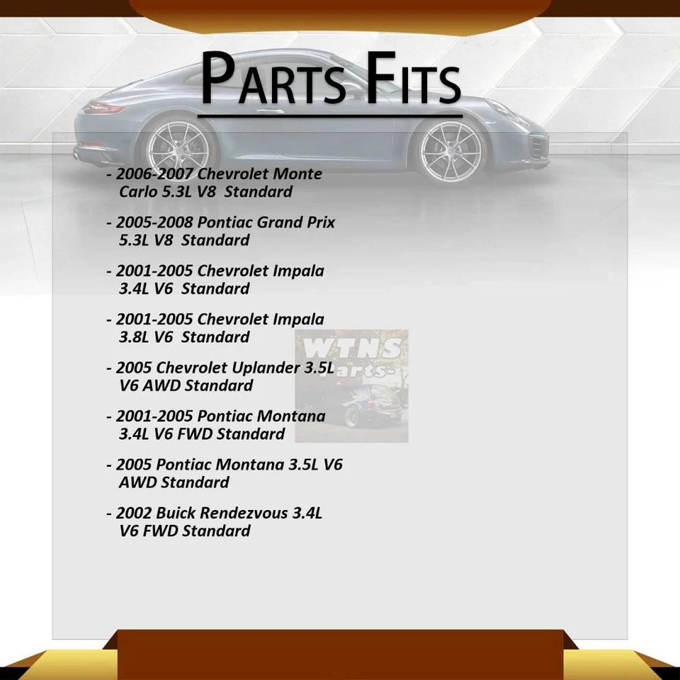 Conjunto de cojinete y buje de rueda delantera para Chevrolet Impala WJB 2001 2002 2003 Foto 4 de 4