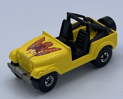 Hot Wheels Premium 1985 Jeep CJ-7 Kellogs Rice Krispies Promo **DEFECT** 