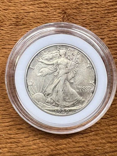 1939-D Silver Walking Liberty Half Dollar XF | Silver 50C | Denver Mint