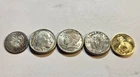5 Mini Coins: Morgan, Indian, Peace, Standing Liberty, St. Gaudens Gold?