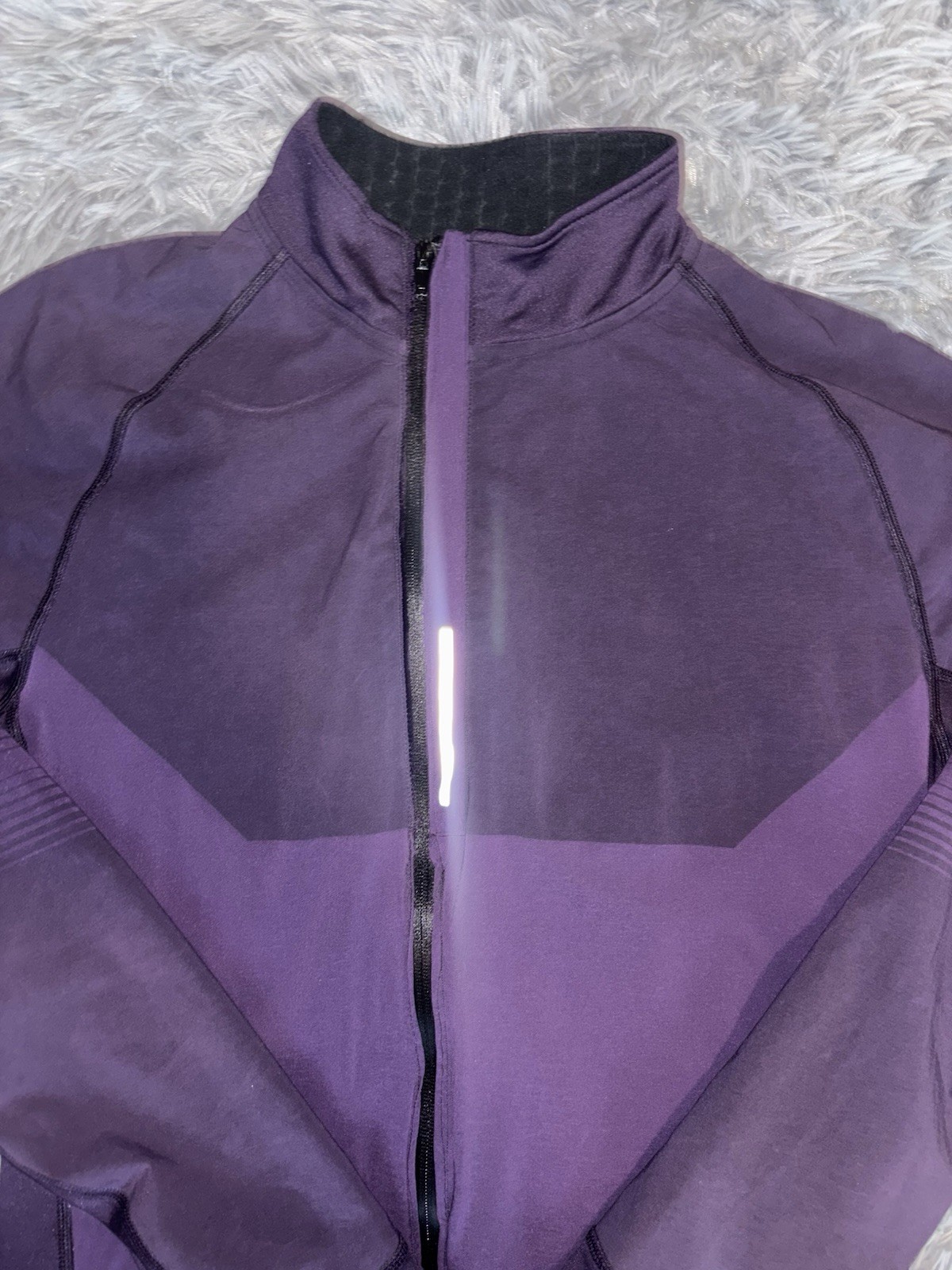 SACAI X NIKE Nike Dri Fit Giacca Donna Viola Running Full Zip Taglia Media