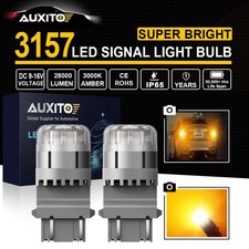 3157 Led Bulbs 3156 3056 4157 3457 3757 T25 Turn Signal Blinker Lights Ambe 2-9x