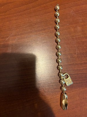 Damen UNOde50 Sterlingsilber und 18 Karat Gold Perlen Vorhängeschloss Bettelarmband XL 7,2''