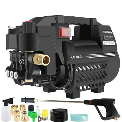 #ad 220V Small Portable Car Washer Pump Pressure Adjustable High Pressure Washer $816.99