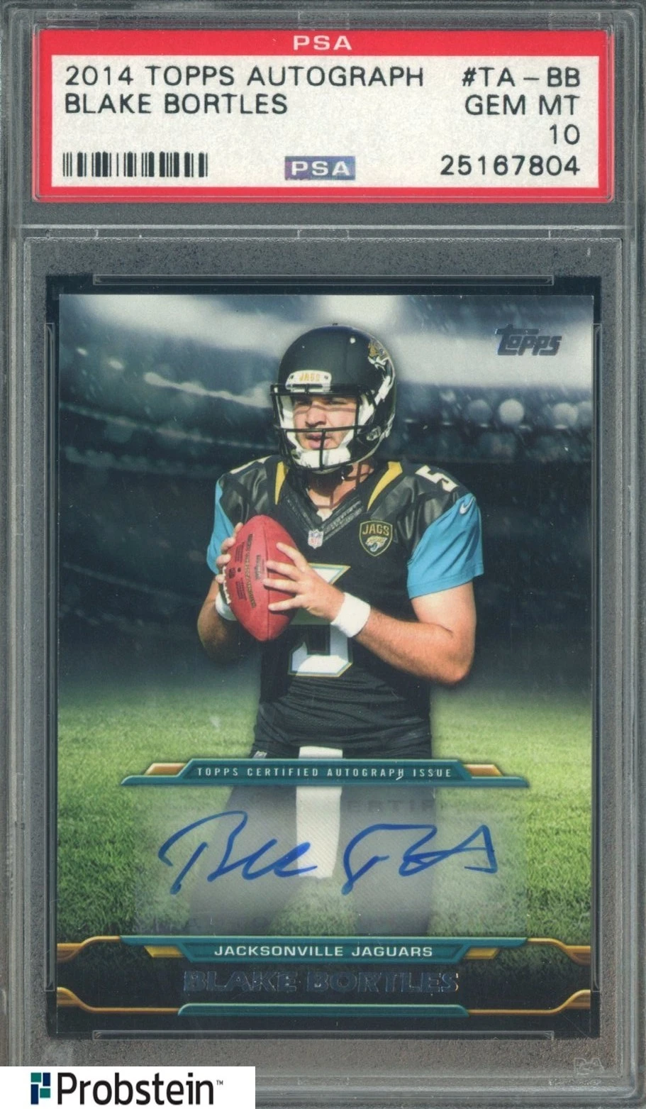 Blake Bortles Topps Autograph #TABB Base
