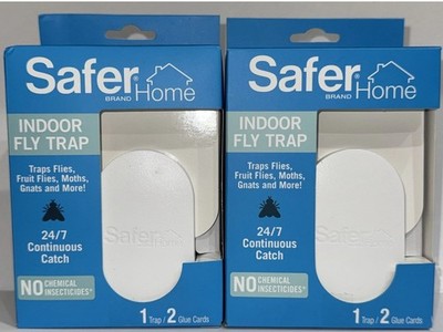 2 Pack - Safer Home SH502 Indoor Plug-In Fly Trap for Fruit Flies Moths Gnats